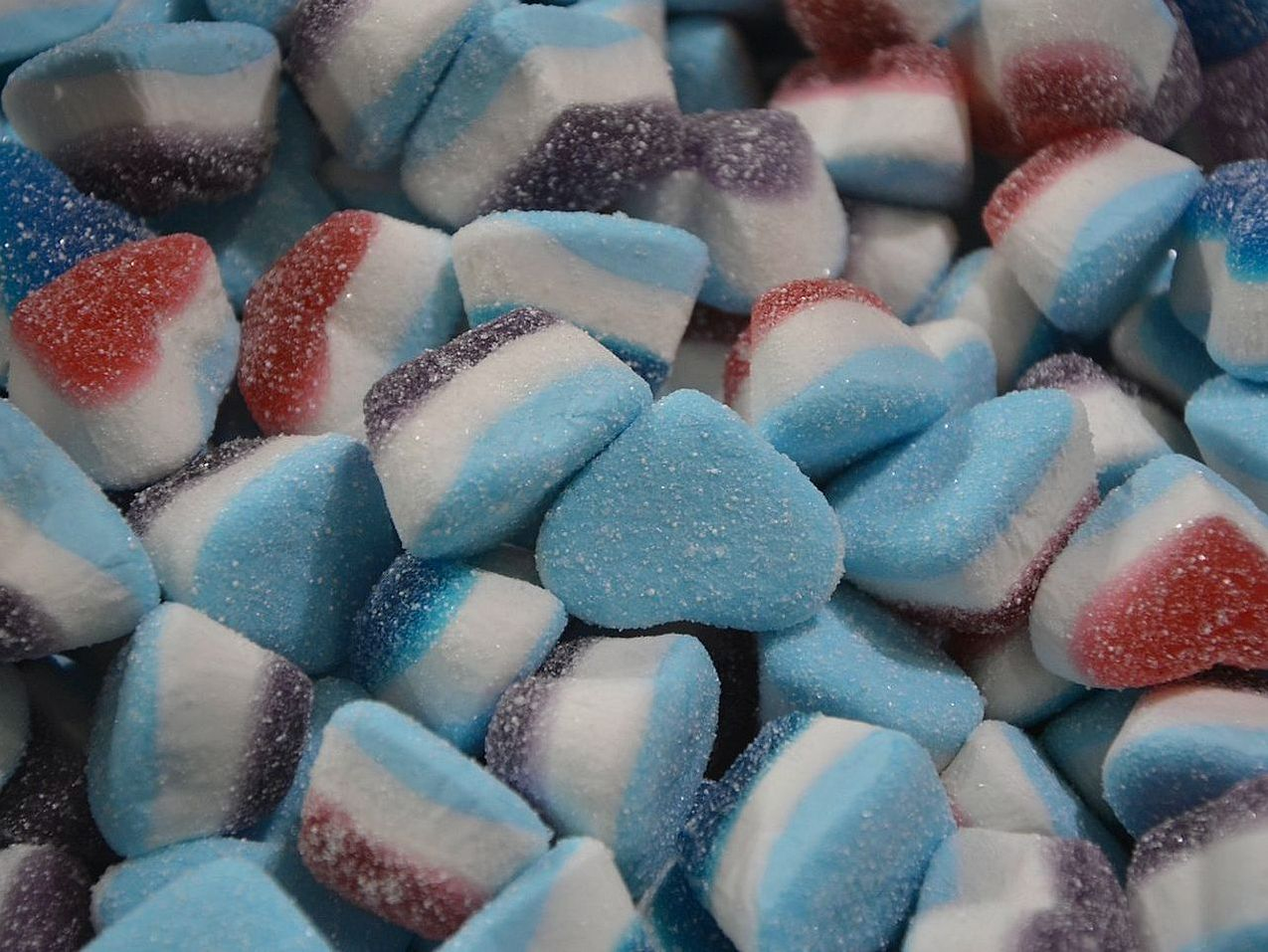 Lollipops de colores vivos